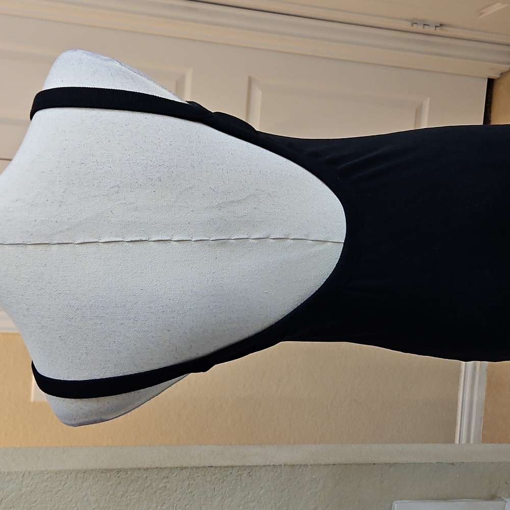 Wild Fable Black Scoop Back Ribbed Mini Bodycon Size Medium - Picture 8 of 10